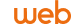 itweb Logo für dunklen Hintergrund ( it ist weiß geschrieben, web in orange)